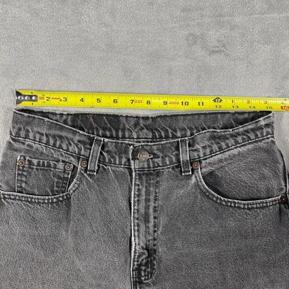 Levi's‎ 560 Jeans Mens 33(30)x32(30.5) Charcoal Grey Relaxed Fit Tapered Vintage